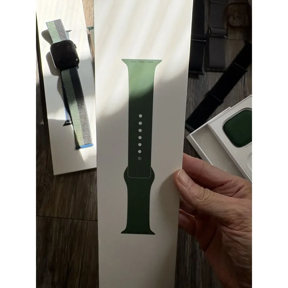 Apple iWatch Green Aluminum 45 MM Series 7 Apple Bands and More